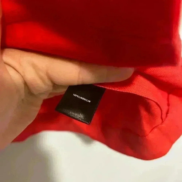 Lafayette 148 Pink/Coral 100% Linen Blazer/Cardigan Womens Size Small - Picture 5 of 6